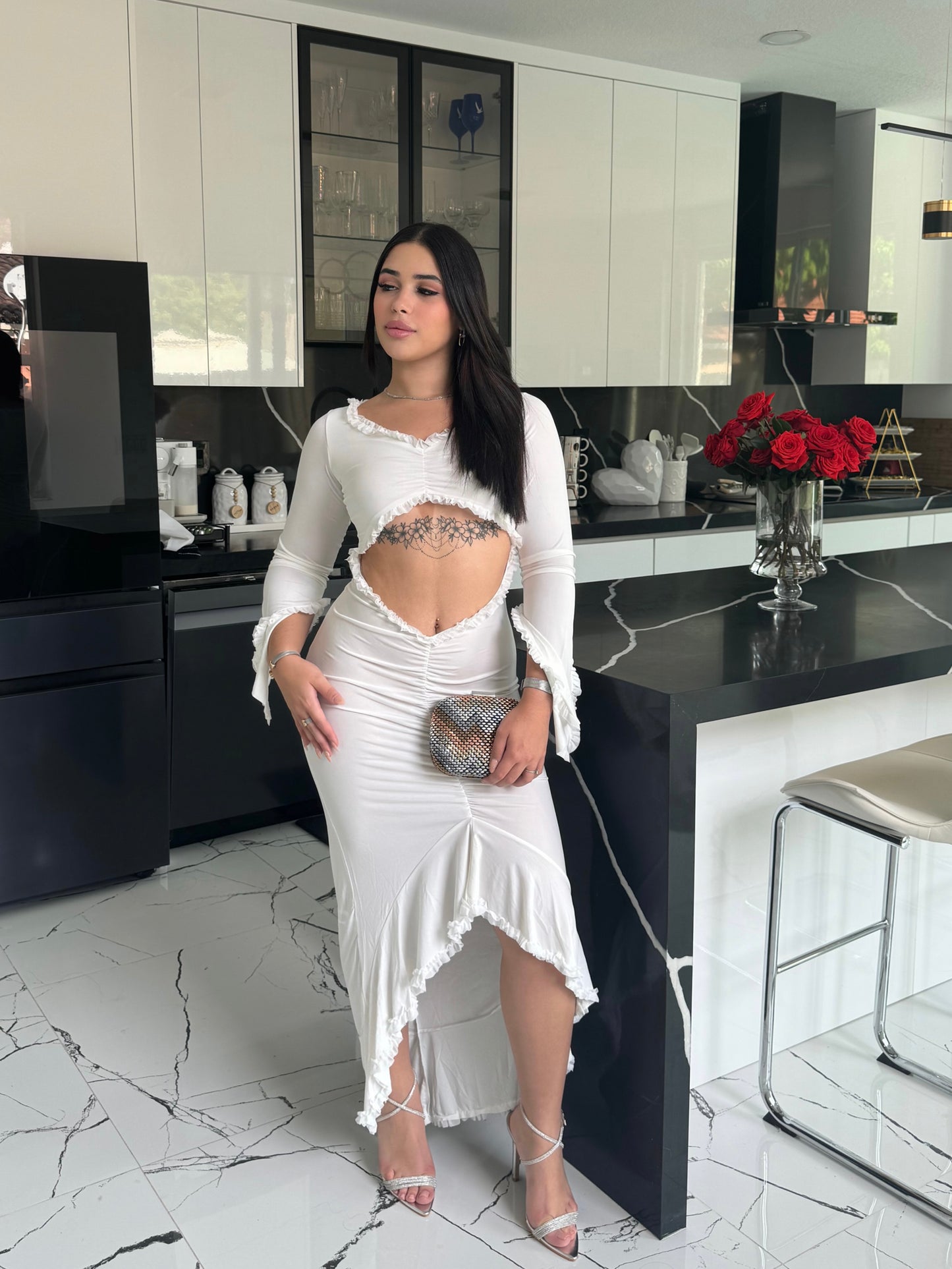 White Belinda Dress