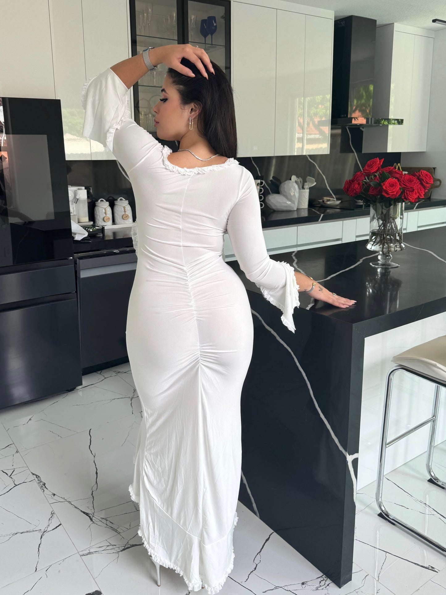White Belinda Dress