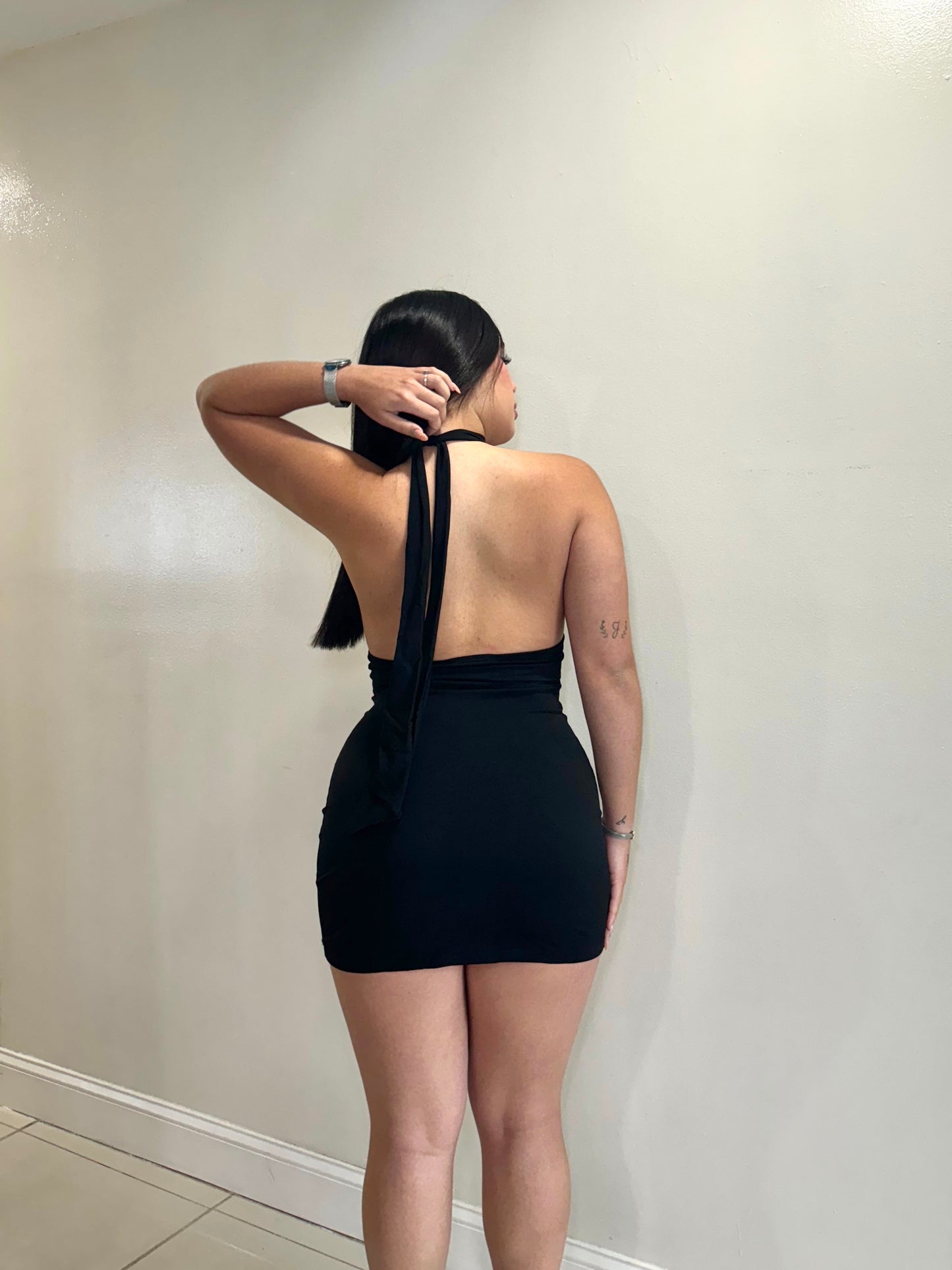 Black Rose Mini Dress