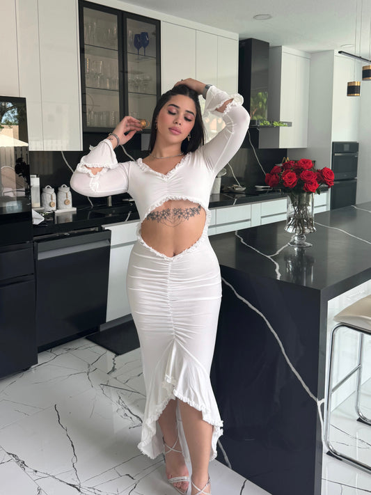 White Belinda Dress